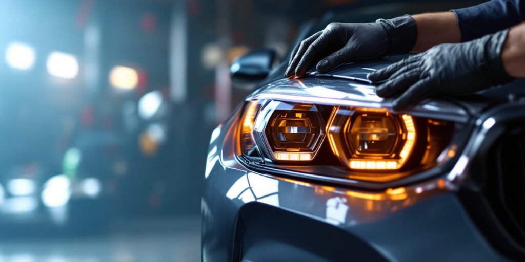 OEM BMW headlights certified for insurance replacements